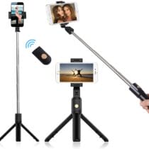 Trépied Selfie stick avec commande Bluetooth